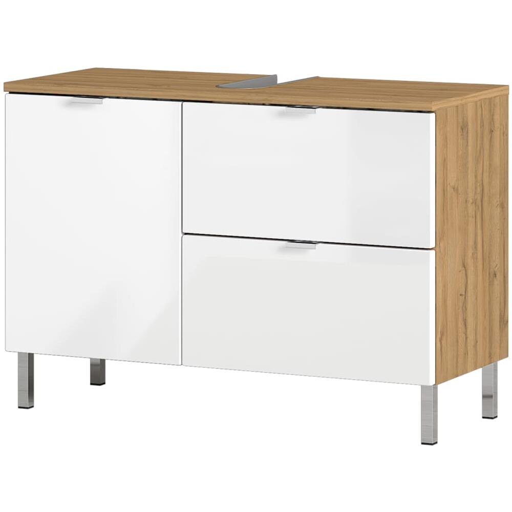 Mobile Sottolavabo GW-Mauresa 34x80x56 cm Grandson e Bianco - Foto 1