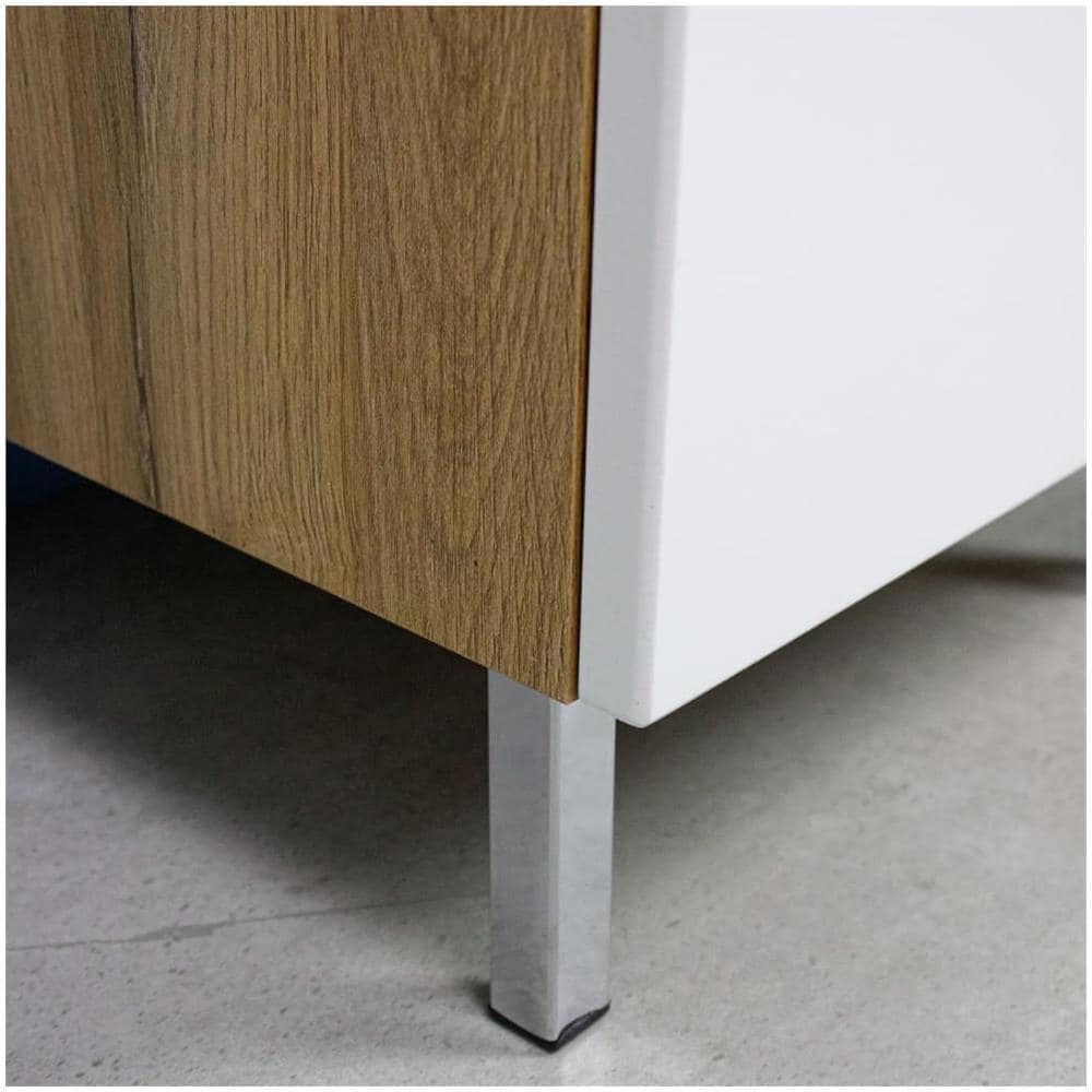 Mobile Sottolavabo GW-Mauresa 34x80x56 cm Grandson e Bianco - Foto 2