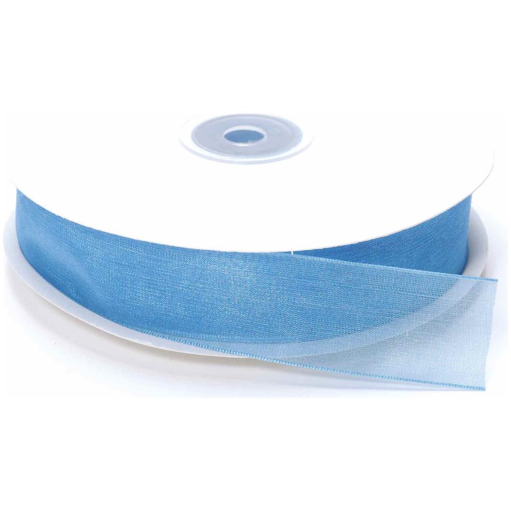 Nastro In Organza Color Turchese Per Fai Da Te Bomboniere Pacchi Regalo - Foto 1