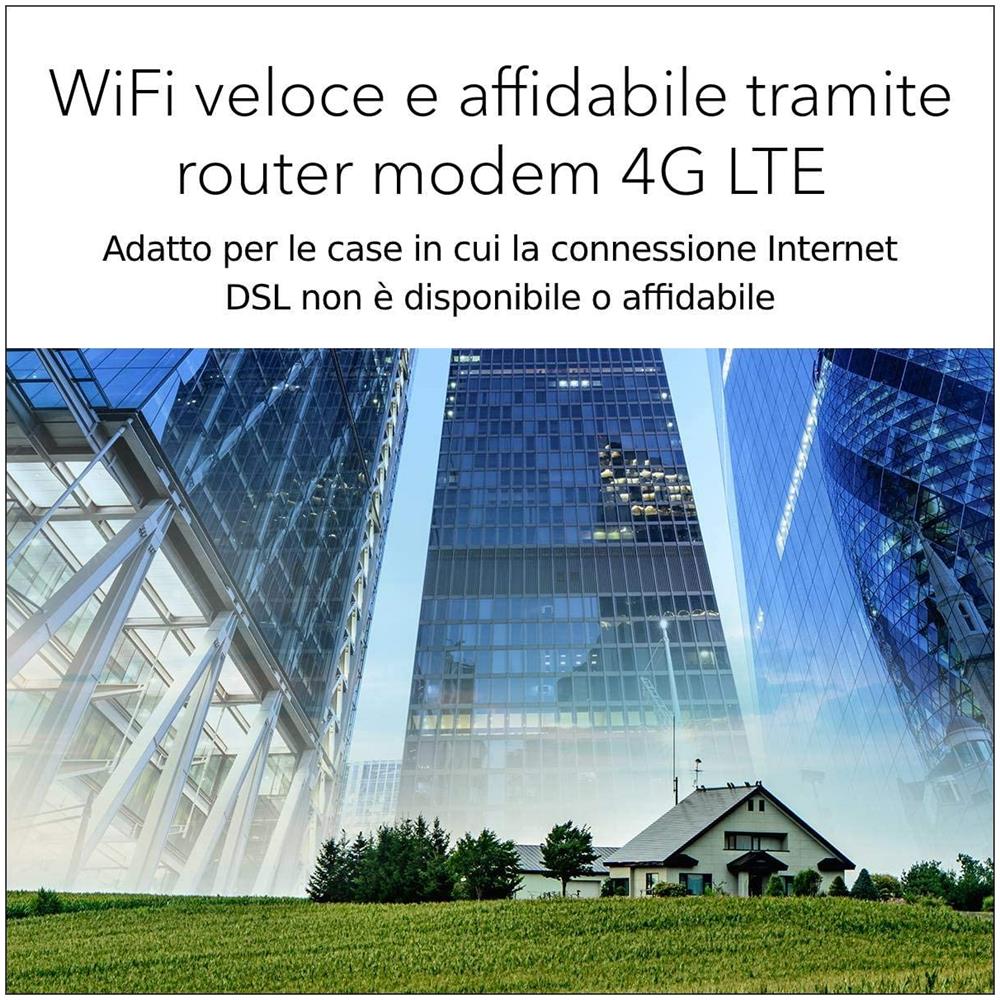 Router Wireless Orbi LBR20 4G LTE Tri-Band AC2200 1 Gigabit Ethernet LAN + 1 WAN Colore Bianco - Foto 8