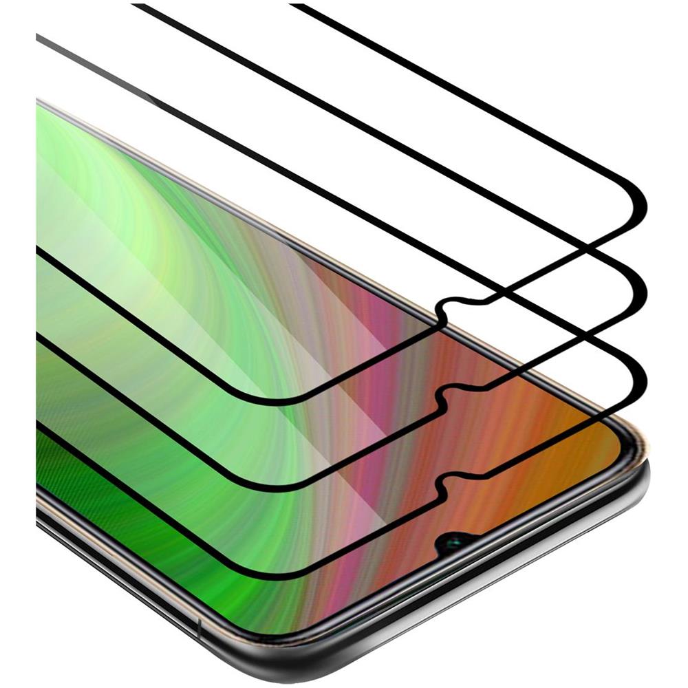 3x Pellicola Armatura A Schermo Intero Compatibile Con Xiaomi Redmi 10x 5g In Trasparente Con Nero - 3x Vetro Temperato (tempered) Di Protezione Del Display In Durezza 9h Con 3d Touch - Foto 1