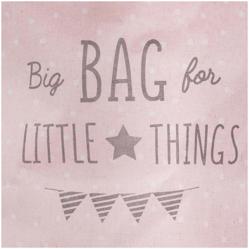 Contenitore Per Giocattoli Rotondo, Colore Rosa, Atmosphera, Ø 38 Cm - Foto 2