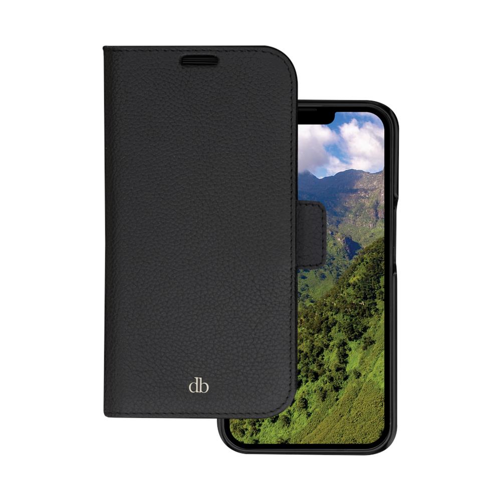 New York - Custodia in Pelle per iPhone 14 - Nero - Foto 1