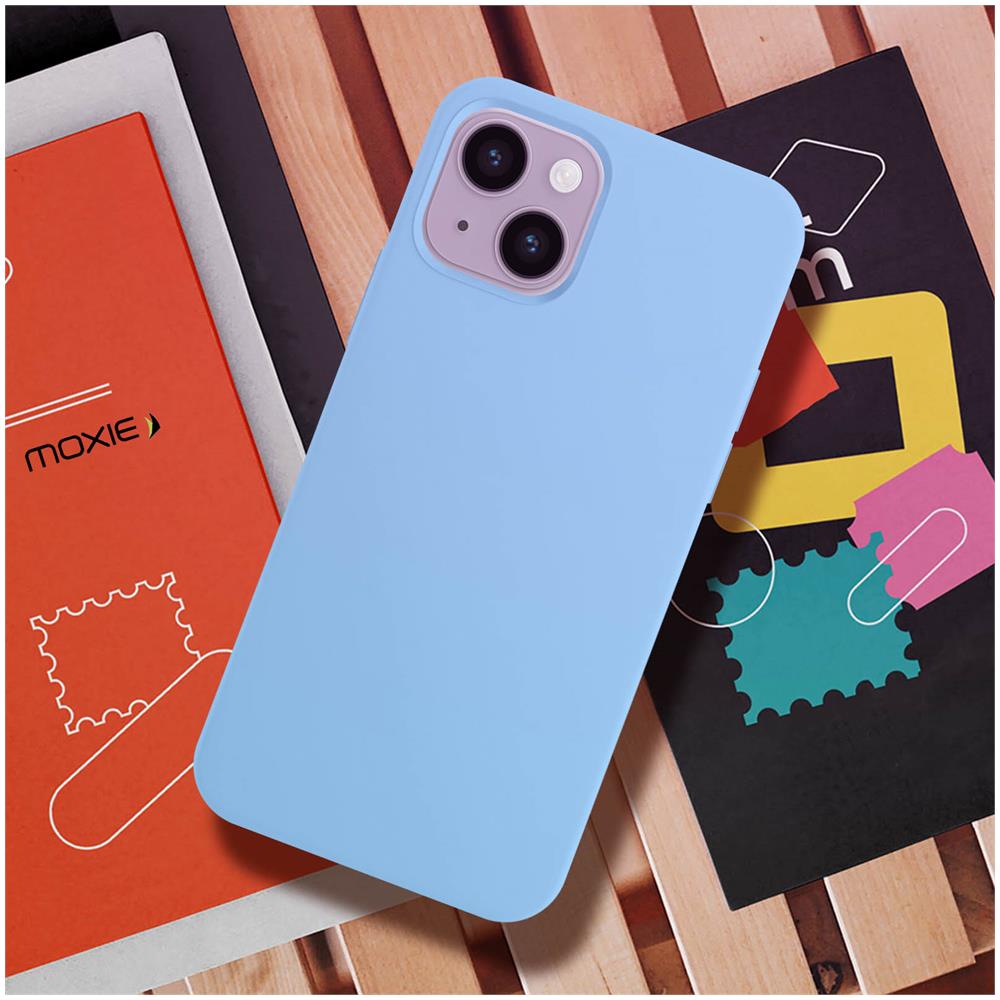 Cover Per Iphone 14 Ibrida Semirigida Sottile Leggera Blu Acciaio - Foto 5