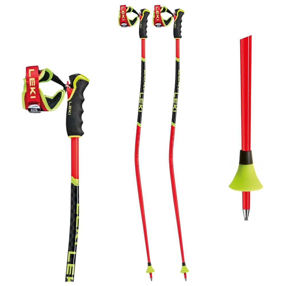 Bastoni Sci Wcr Tbs Gs 3d - Bright Red-black-neon Yellow Cm 125 - Foto 1