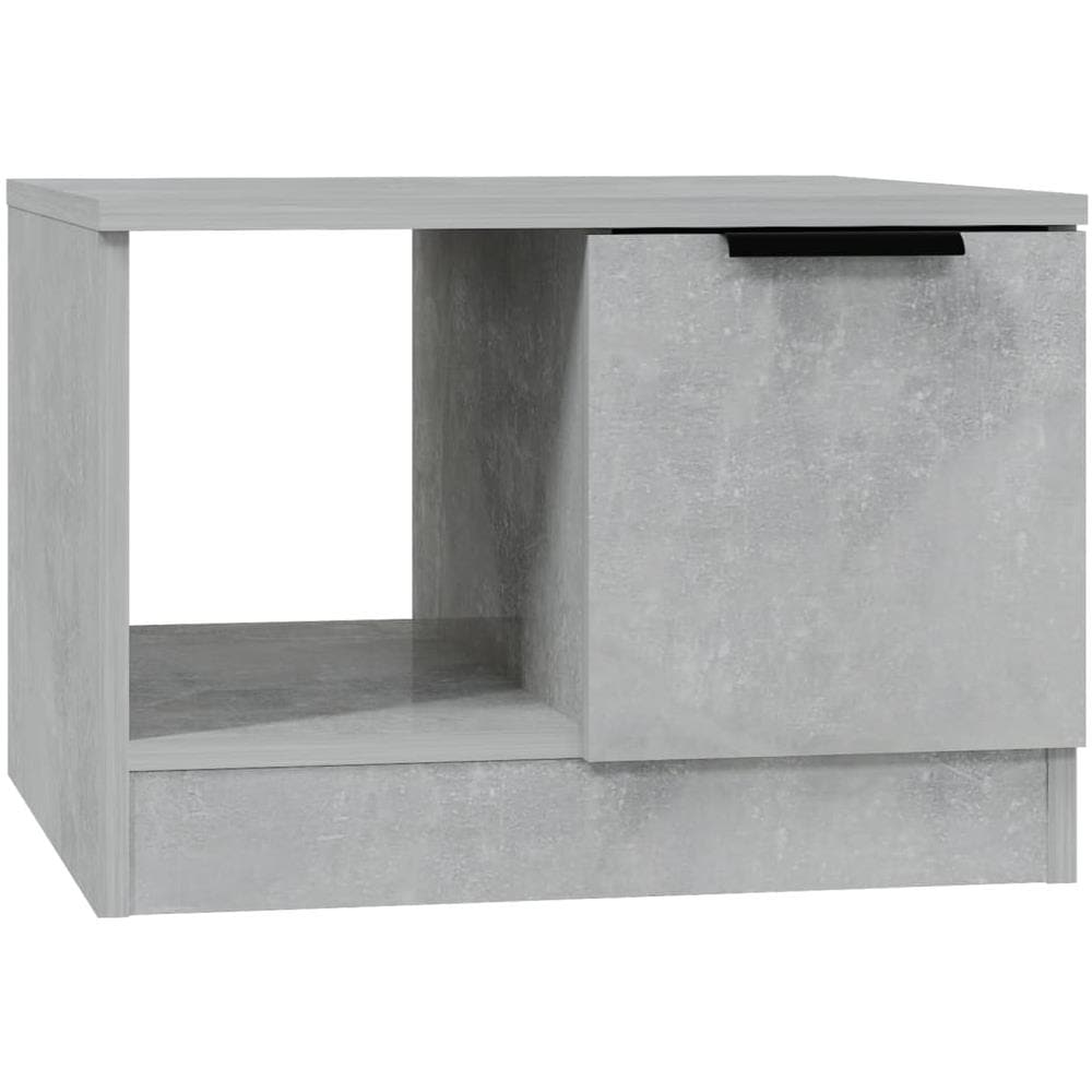 Tavolino Da Salotto Grigio Cemento 50x50x36cm Legno Multistrato - Foto 2