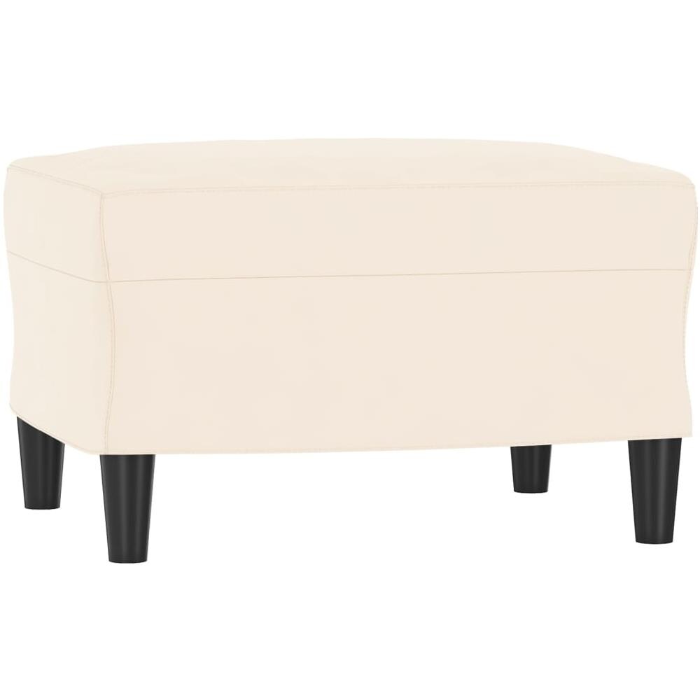 Panca Crema 70x35x41 Cm In Velluto - Foto 2