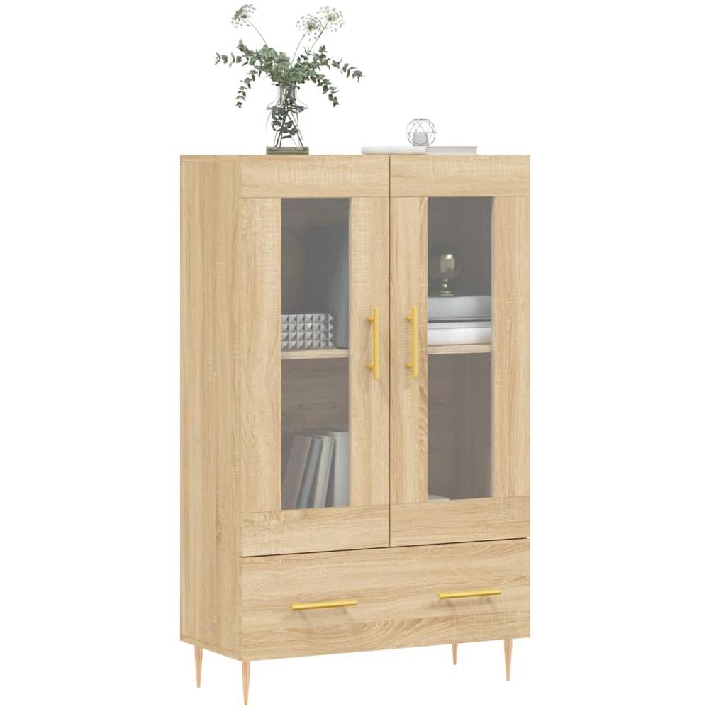 Credenza Rovere Sonoma 69,5x31x115 Cm In Legno Multistrato - Foto 3