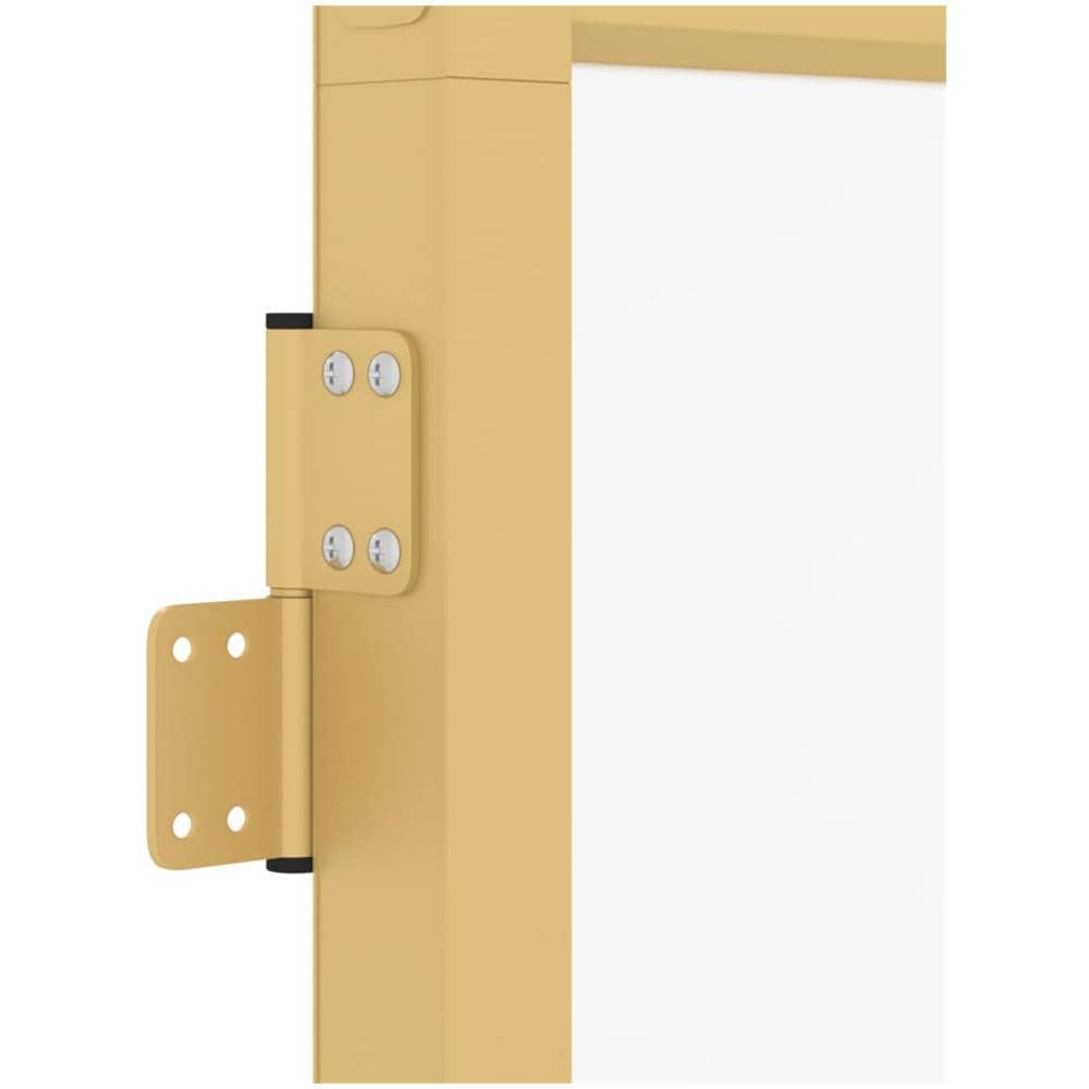 Porta Interni Sottile Oro 93x201,5cm Vetro Temperato Alluminio - Foto 8