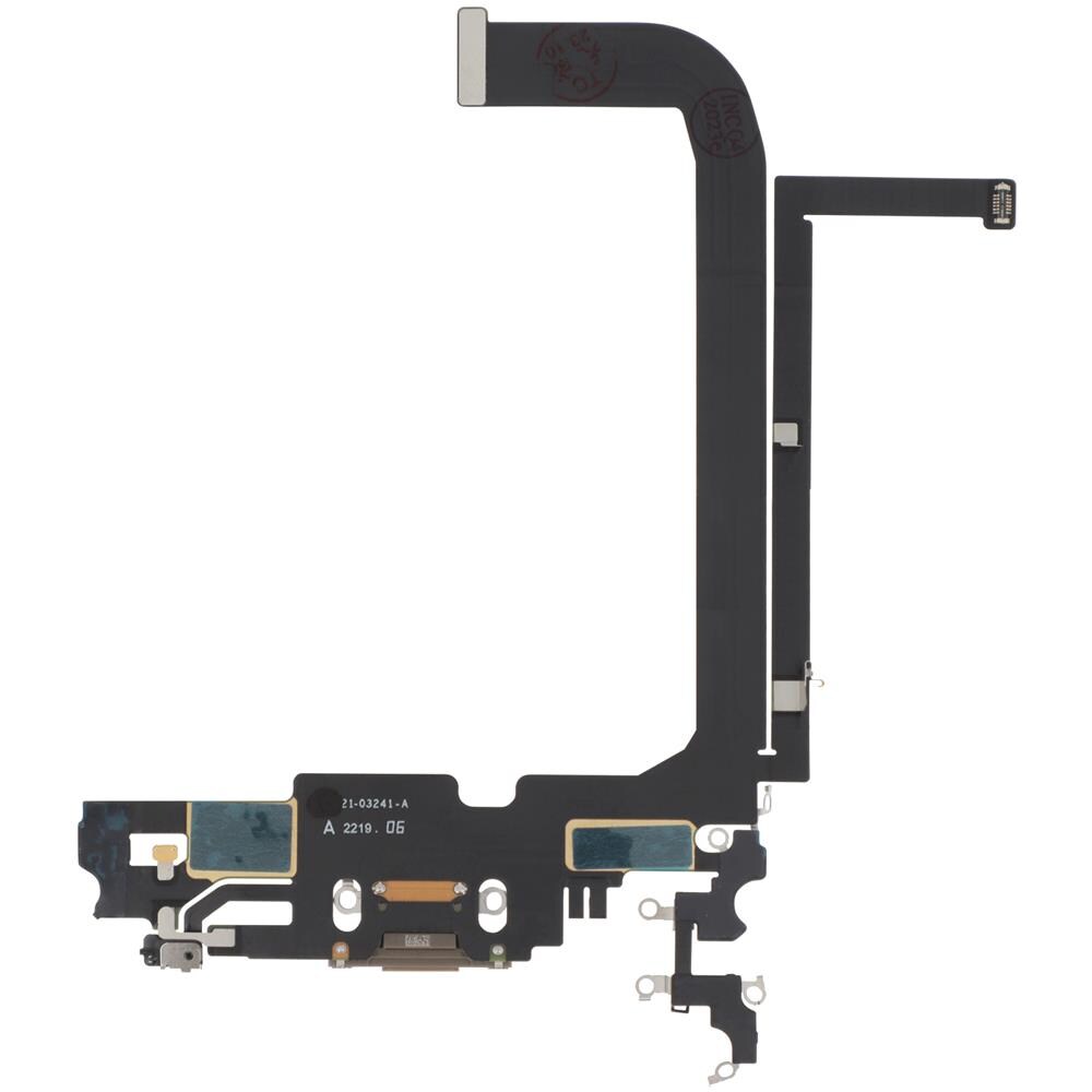 Connettore Di Ricarica Lightning Per Iphone 13 Pro Max Con Microfono, Oro - Foto 1