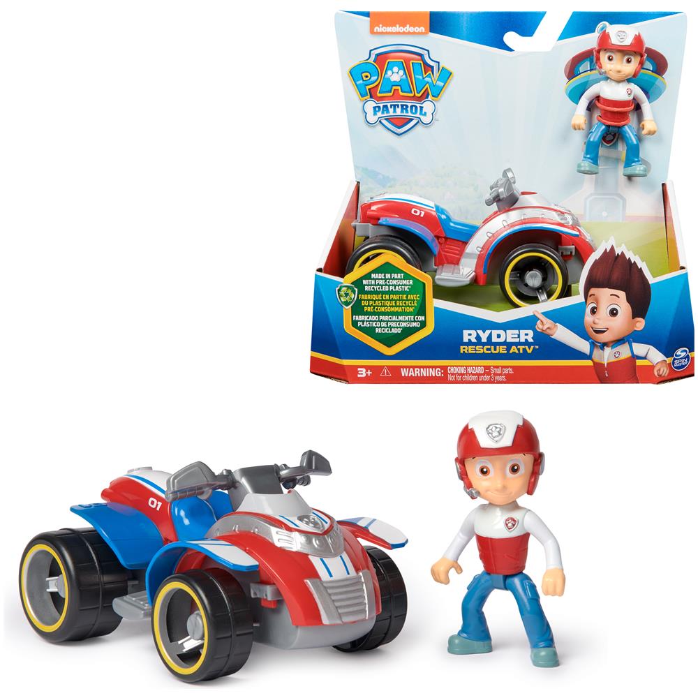 PAW Patrol , Quad di Salvataggio di Ryder, Veicolo e Personaggio Ryder, Giochi Bambini, 3+ anni - Foto 1