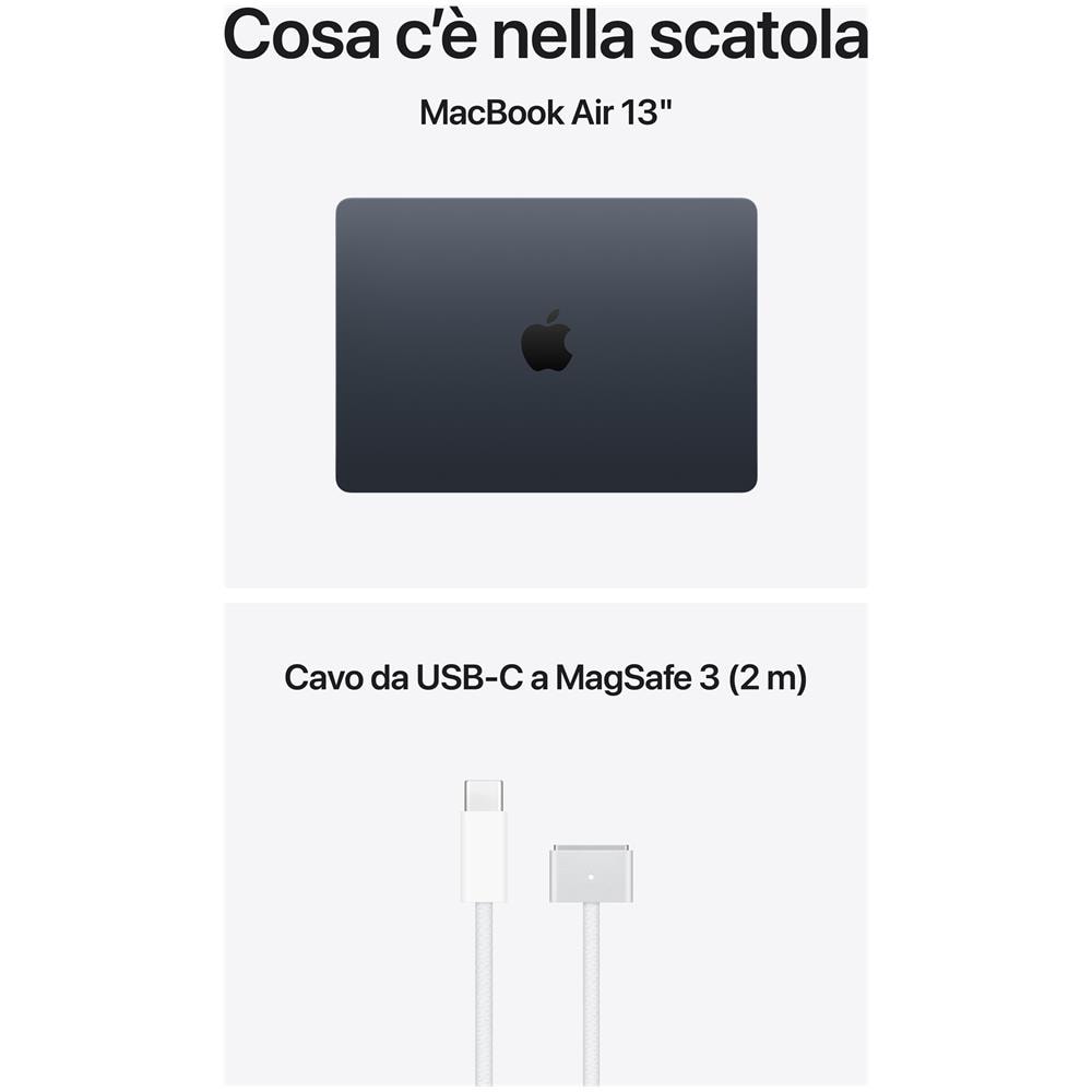 MacBook Air 13" M5 chip 10-core CPU 8-core GPU, 16GB, 512GB SSD - Mezzanotte - Foto 9