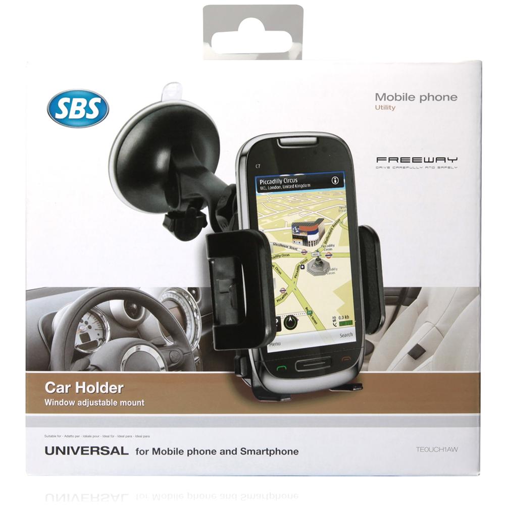 Supporto Universale da Auto Freeway per Smartphone fino a 6" Nero - Foto 2