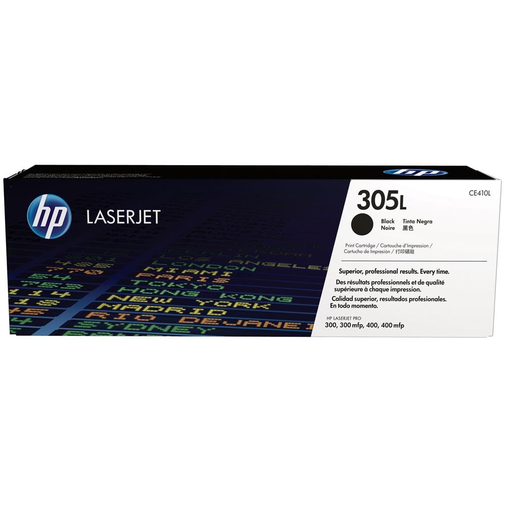 CE410L Toner Originale 305L Nero per LaserJet Pro 300 Capacità 1 400 Pagine - Foto 2