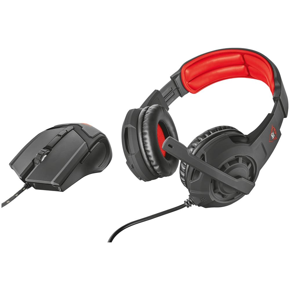 Gaming Headset & Mouse GXT 784 Retroilluminato Colore Nero / Rosso - Foto 1