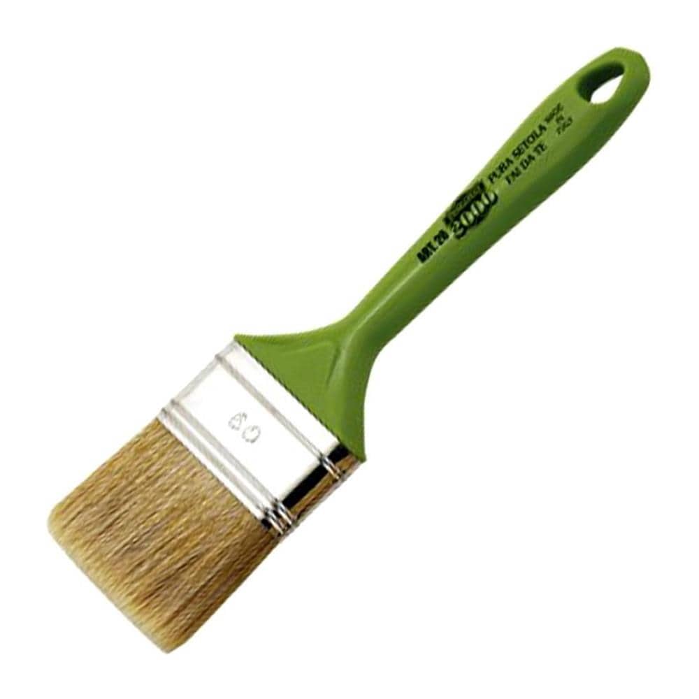 30 Mm - Pennello Manico In Plastica Con Setole Bio - Pennellessa Pittura Vernice - Foto 2