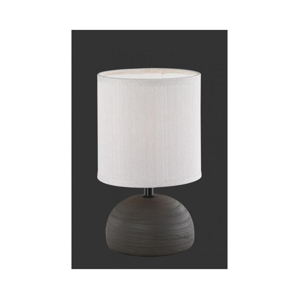 Lampada Da Tavolo Base Marrone - Foto 1