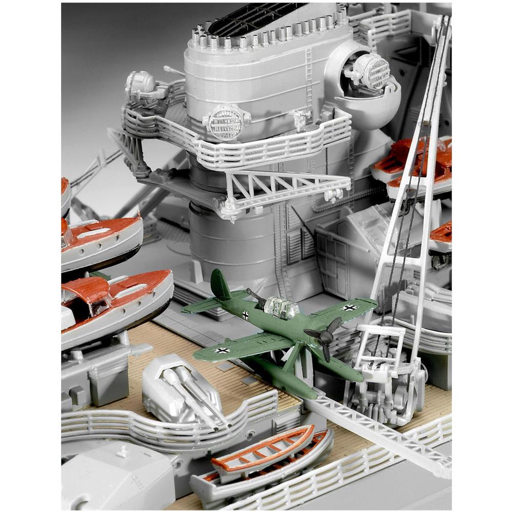 Battleship Bismarck Ship () 1:350 Scale Level 4 Model Kit - Foto 1