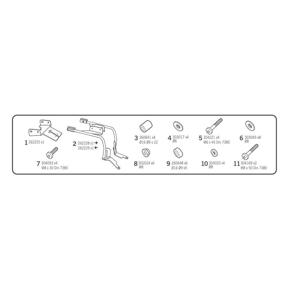 Attacchi Kit 3p System Suzuki Gsx-s 125 Attrezzatura 2017-2018 - Foto 2