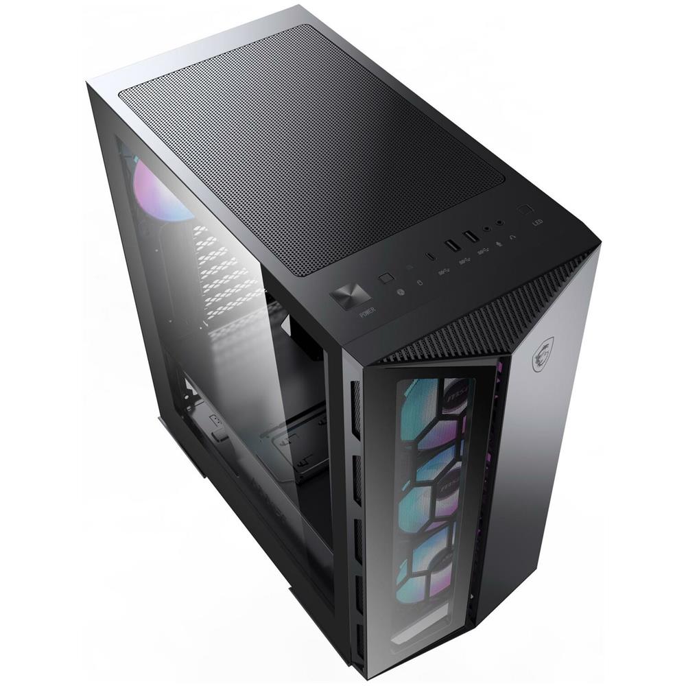Case MPG Gungnir 110R Middle Tower ATX / Micro-ATX / Mini-ITX 2 Porte USB 3.0 1 Porta 3.1 Colore Nero (Finestrato) - Foto 5