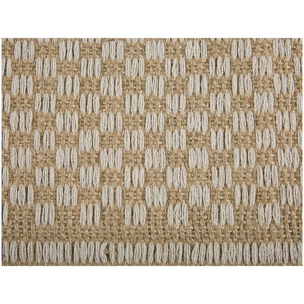 Tappeto In Iuta 50 X 80 Cm Beige Adabag - Foto 8