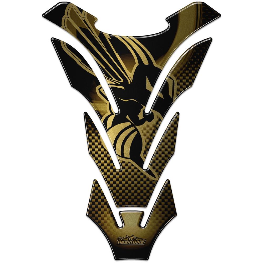 Adesivo 3d Paraserbatoio Universale Compatibile Con Hornet Oro - Foto 1