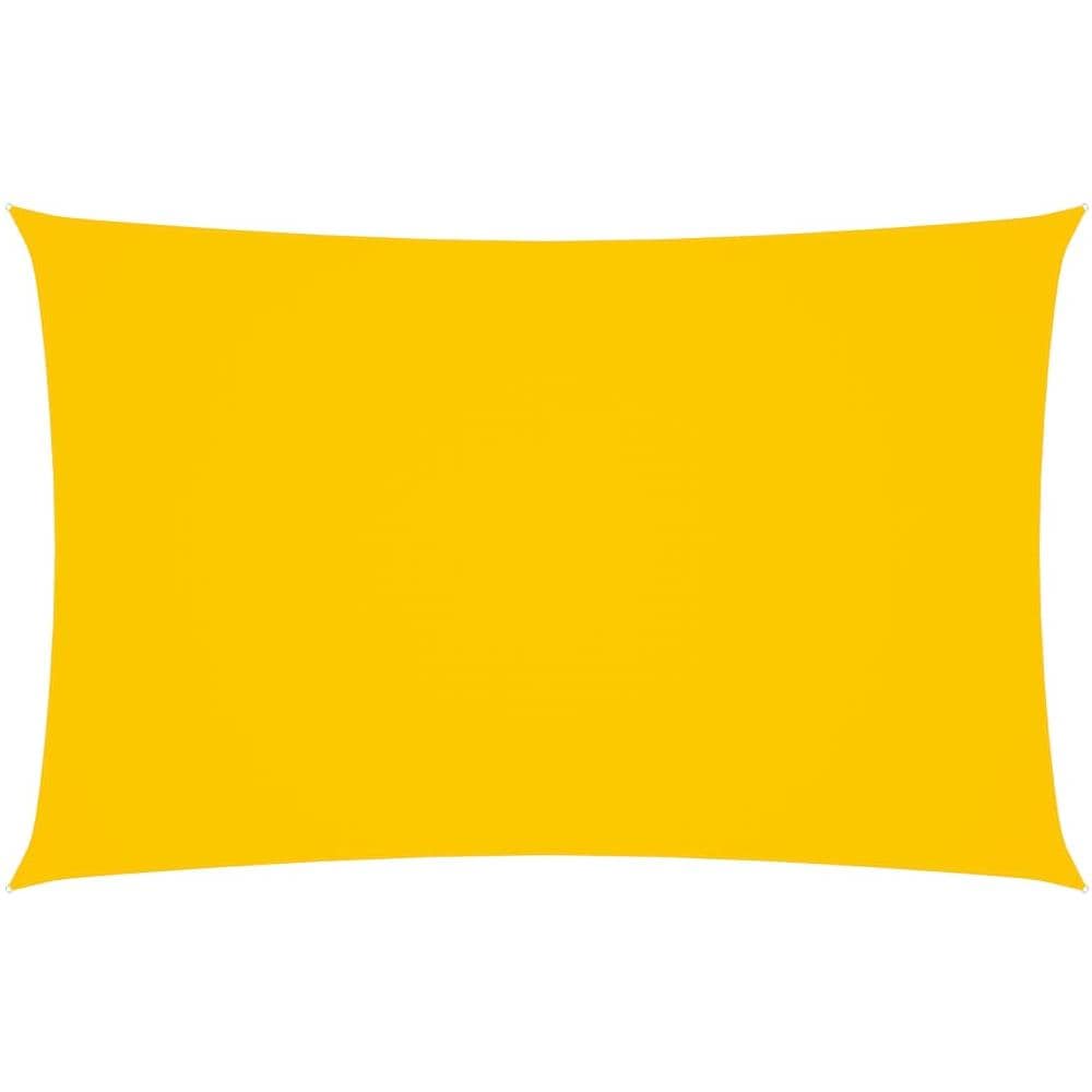 Parasole a Vela Oxford Rettangolare 5x8 m Giallo - Foto 1