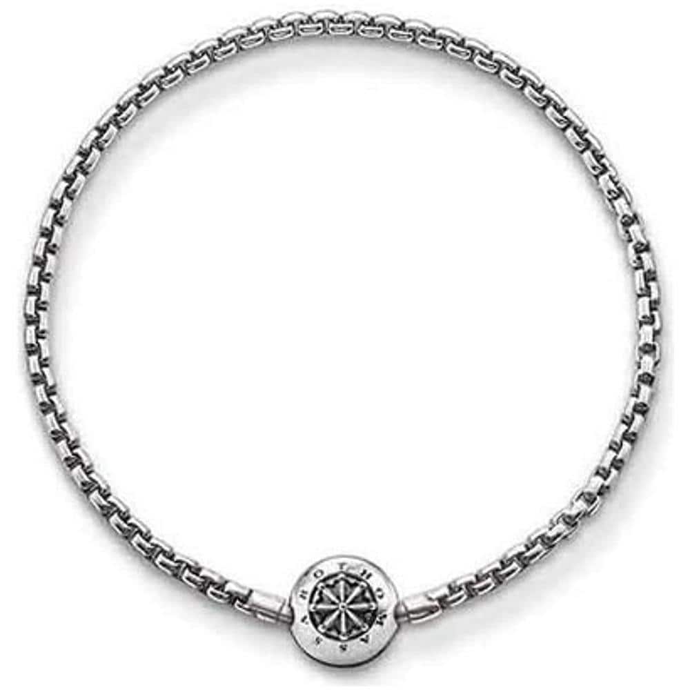 Karma Beads, Unisex, Bracciale, Argento Sterling 925 Niellato (3)  - Foto 1