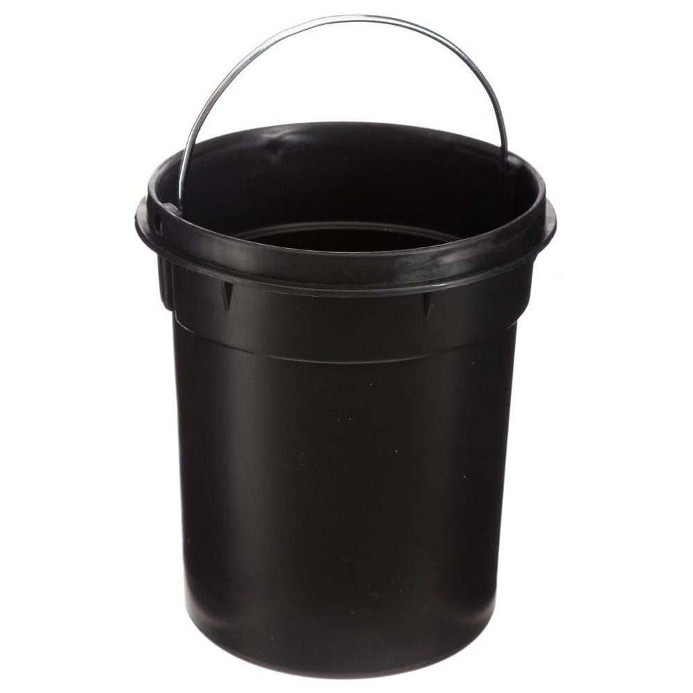 Pattumiera Da Bagno Con Copertura In Bambù - Colore Nero, 3 L - Foto 2