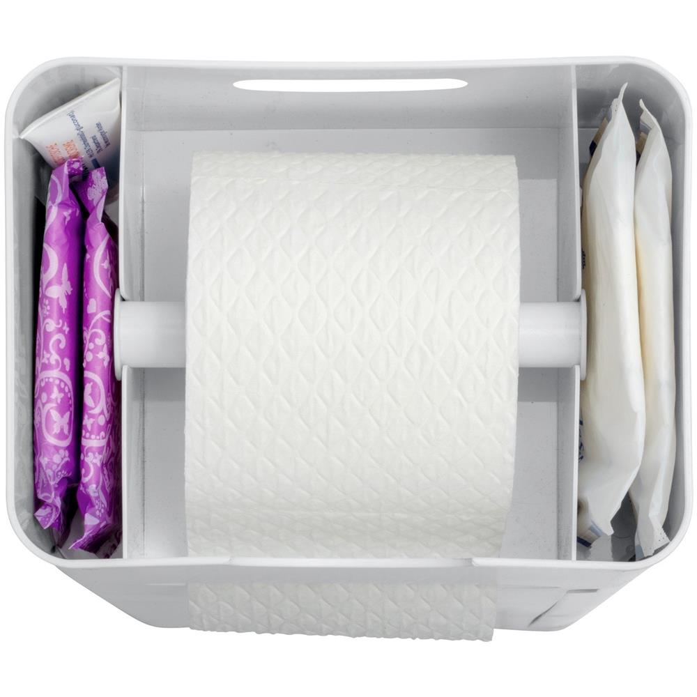 Supporto Per Carta Igienica E Spazzola Imon, 6in1, Grigio, - Foto 2