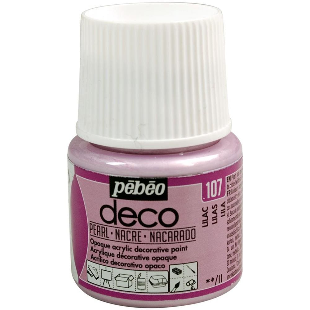 Pittura Acrilica Opaca Perlata - Lilla - 45 Ml - Foto 1