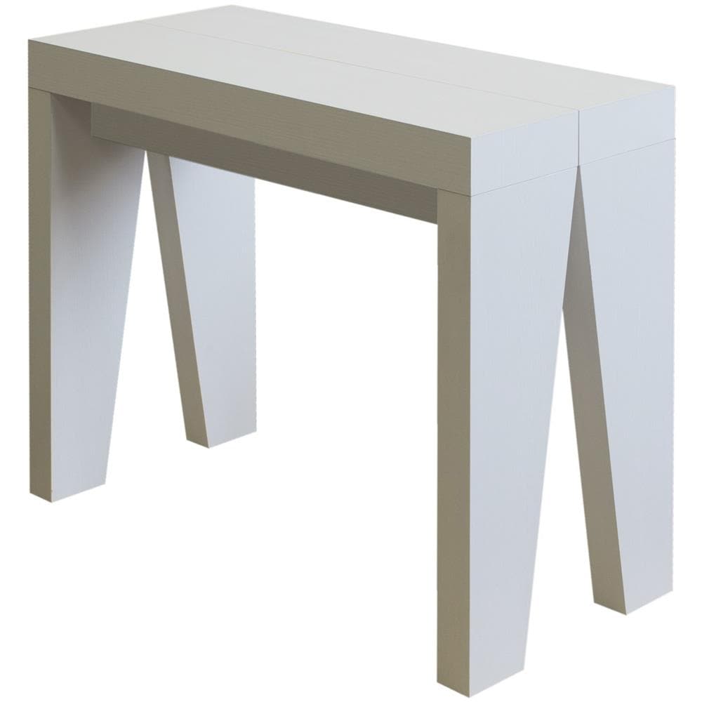 Consolle Allungabile Naxy Bianco Frassino - Foto 1
