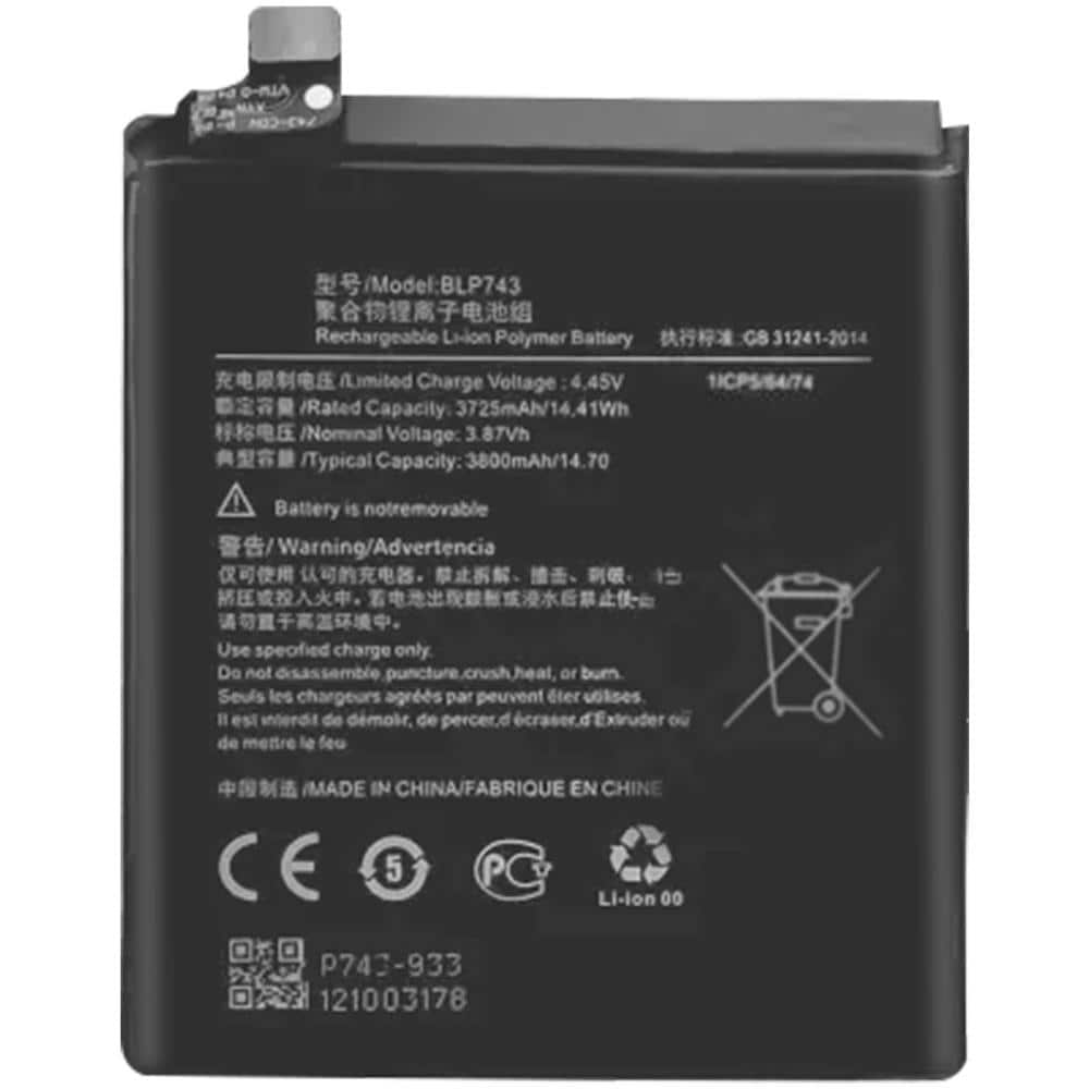 Batteria Interna Oneplus 7t 3800mah Compatibile Sostituisce 1031100010 - Foto 1