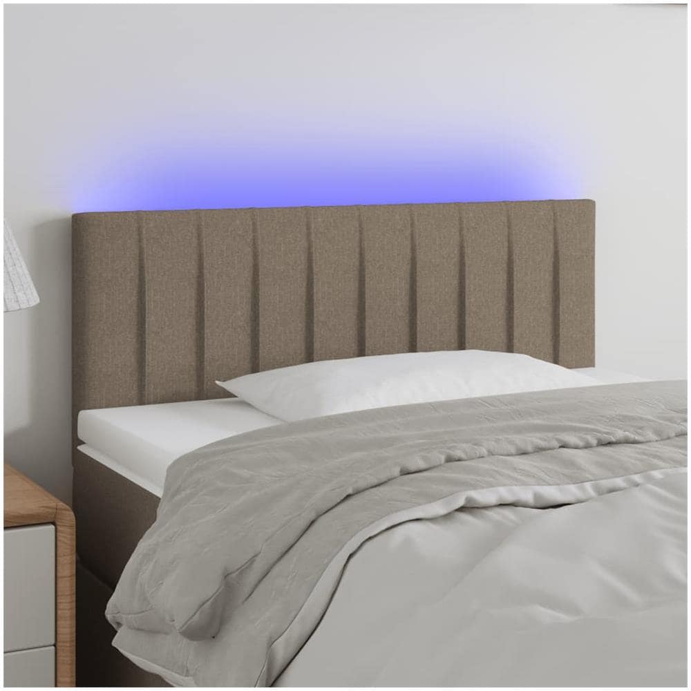vidaXL Testiera 2 pz Blu 100x5x78/88 cm in Tessuto