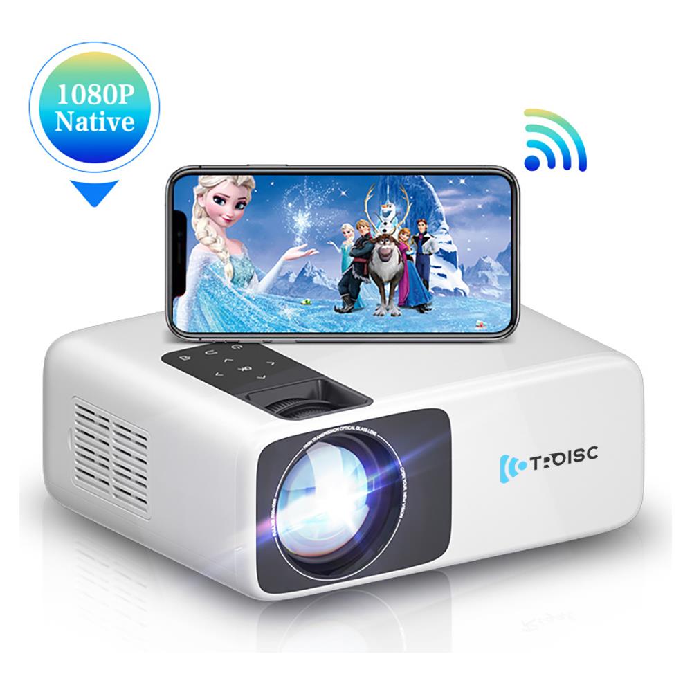 Videoproiettore Wi-Fi Alpha LED 8000 Lumen Full HD 1920 x 1080 Pixel Colore Bianco - Foto 2