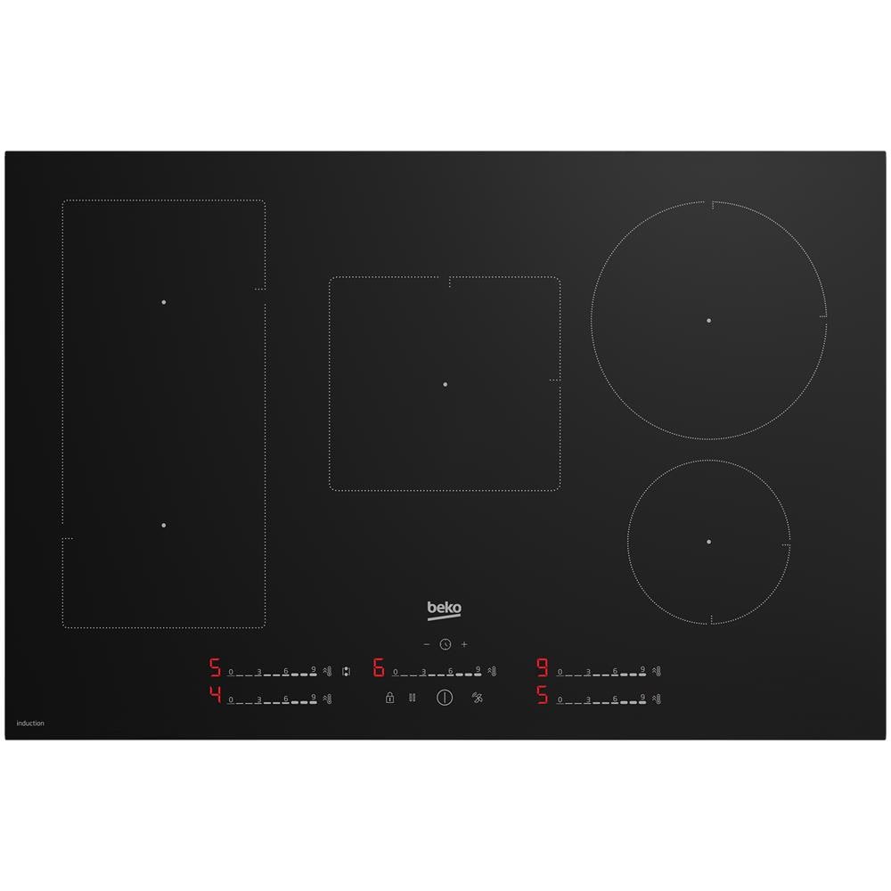 Piano Cottura HII85720UFT a Induzione 5 Zone Cottura da 80 cm Colore Nero - Foto 1