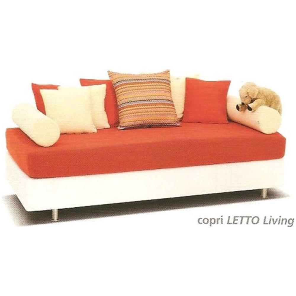 Copridivano Letto Genius Living In Tinta Unita Singolo Sassi - Foto 2