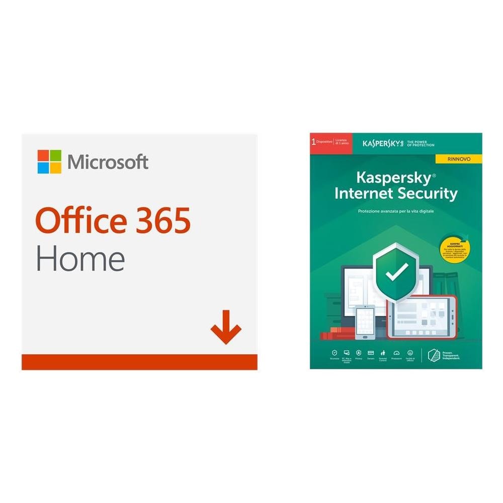 365 Office Home + Kaspersky Internet Security 1User - Digital Download - ESD - Foto 1