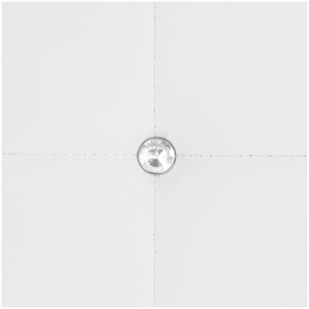 Sedie Sala Da Pranzo 6 Pz Pelle Artificiale 43x43,5x96 Cm Bianco - Foto 2