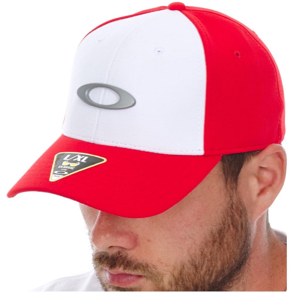 Berretto Flexfit Con Visiera Ricurva Tincan Bianco Rosso (l / xl, Rosso) - Foto 1