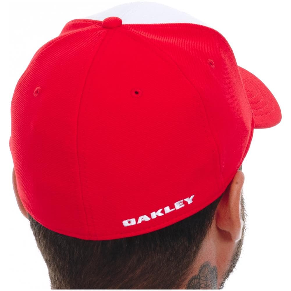 Berretto Flexfit Con Visiera Ricurva Tincan Bianco Rosso (l / xl, Rosso) - Foto 2