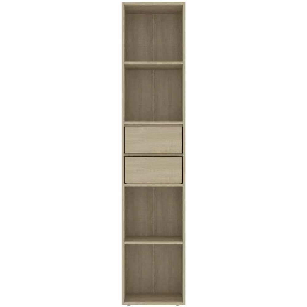 Libreria Rovere Sonoma 36x30x171 cm in Legno Multistrato - Foto 2