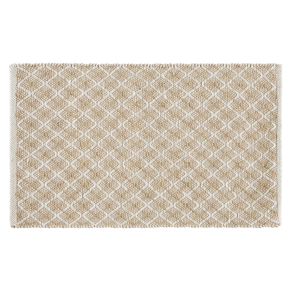 Tappeto In Iuta 50 X 80 Cm Beige Akbez - Foto 2