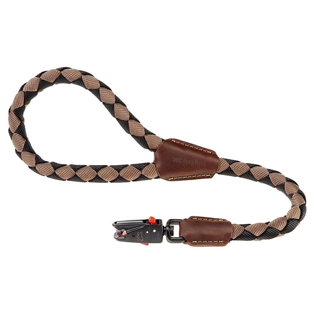 Guinzaglio Corto Per Cani In Nylon Intrecciato Twist Matic Gm18/60, Con Moschettone Magnetico Automatico - Foto 1