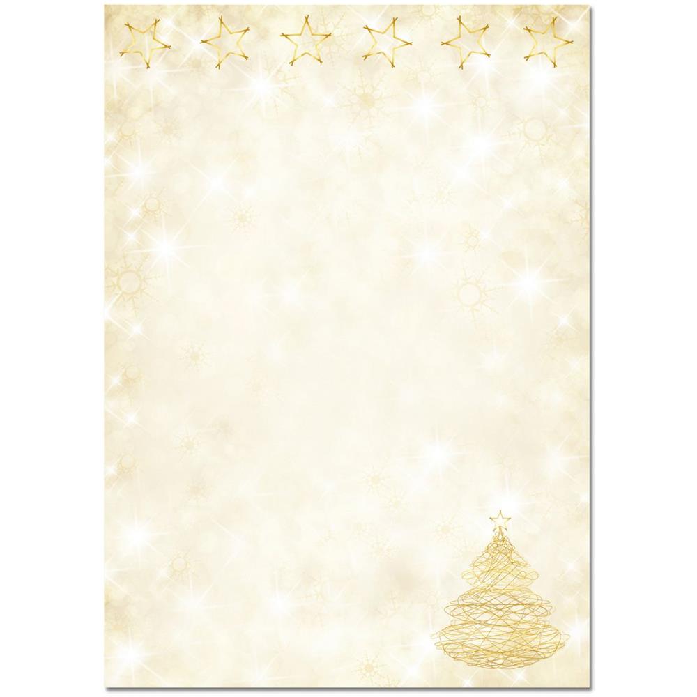 Weihnachts-motiv-papier ""graceful Christmas"", A4 90 G / qm Feinpapier, Fr Inkjet / laser / kopierer - 1 Stck (dp083)  - Foto 1