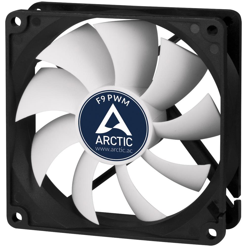 Ventola di Raffreddamento per Case F9 PWM 9,2 cm Colore Nero Bianco - Foto 1