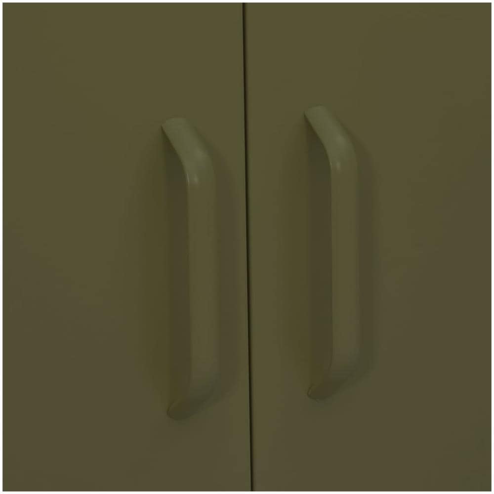 Armadietto Verde Oliva 80x35x101,5 Cm In Acciaio - Foto 3