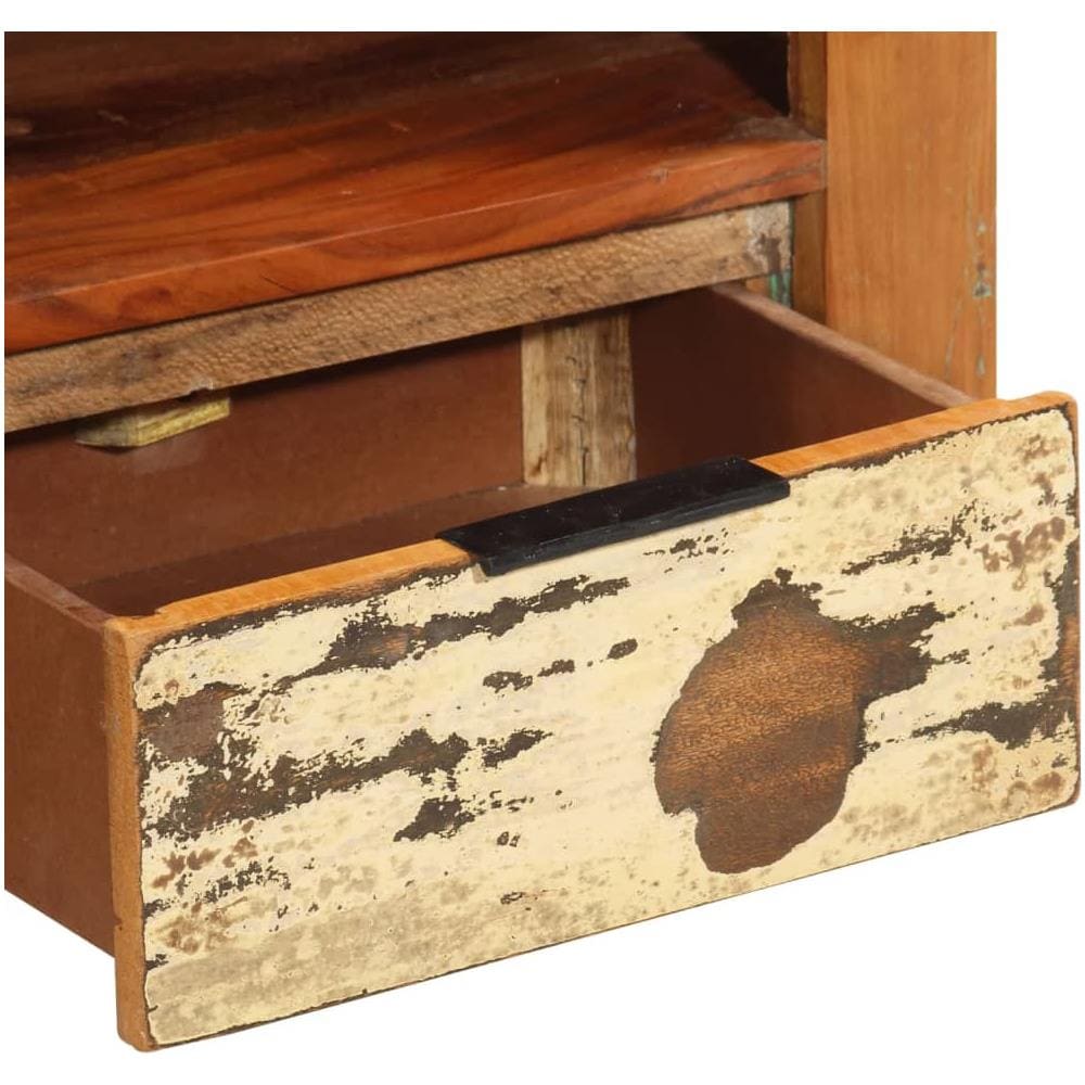 Mobile Porta Tv 110x30x40 Cm In Legno Massello Di Recupero - Foto 2