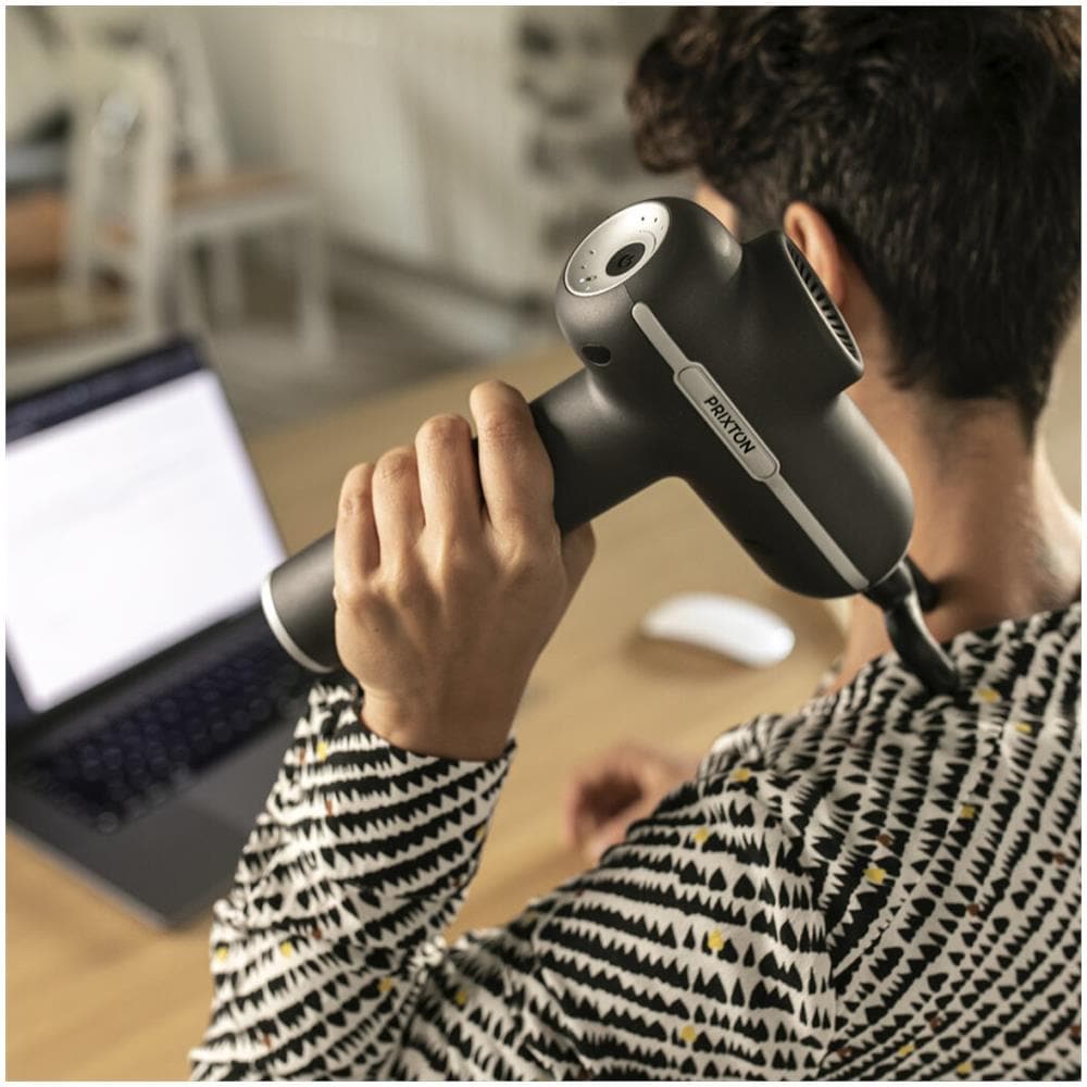 Pistola Massaggiante Synergy Potenza 50 Watt Motore con 2700 Giri /Minuto Selettore 5 Velocita 4 Testine Intercambiabili - Foto 5