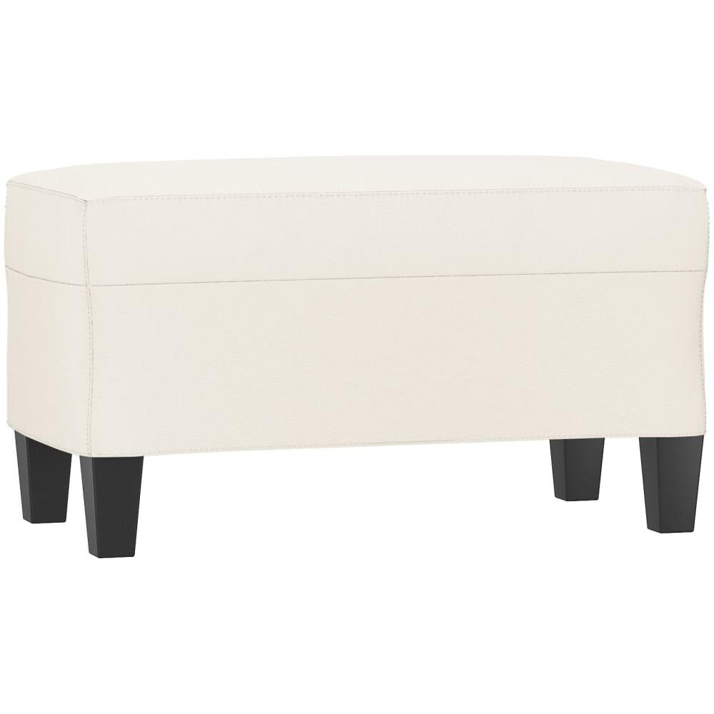 Panca Crema 70x35x41 Cm In Similpelle - Foto 2